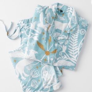 Harry Potter pottery barn pajama set blue